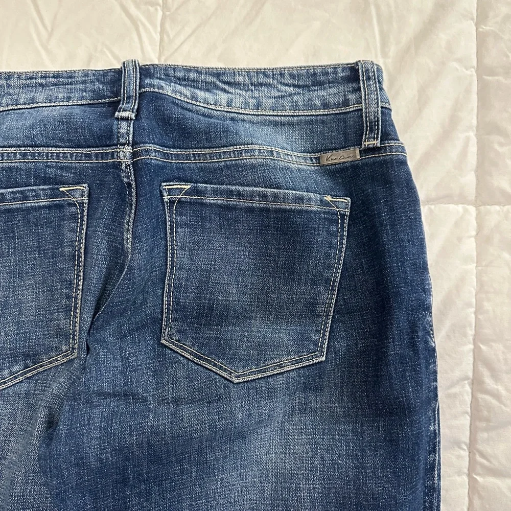 KanCan Medium Blue Ripped Boyfriend Jeans - Picture 4 of 5